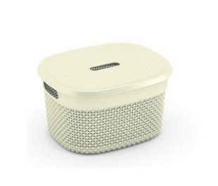 Кошик "ФІЛО БАСКЕТ" З КРИШКОЮ S KIS 6712001 - 6 л, кремовий