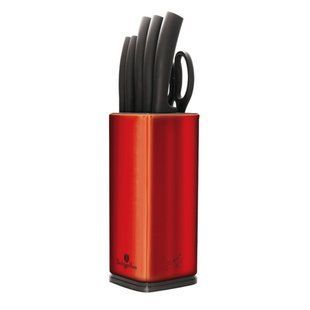 Набор ножей Metallic Line BURGUNDY Berlinger Haus BH-2402 - 7 пр