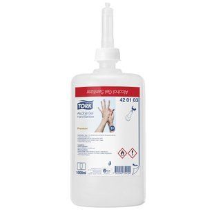 Спиртовый гель для дезинфекции рук Tork 420105 - 1л