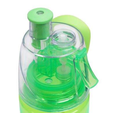 Спортивна пляшка для води Kamille Зелений 570мл з пластику KM-2301