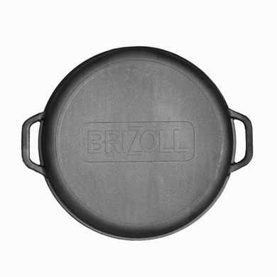 Кришка-сковорода чугунная Гриль Ø 360 мм Brizoll