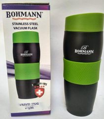 Термокружка Bohmann BH 4457 black-green - 0.38л (черно-зеленая)