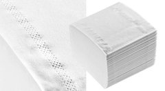 Папір туалетний листовий V-складання «Чистий і Розумний» Premium - 2-х шару/21х10,5см/300л
