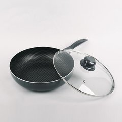 Сковорода с сотовым покрытием и крышкой MAESTRO MR-1202-28 см