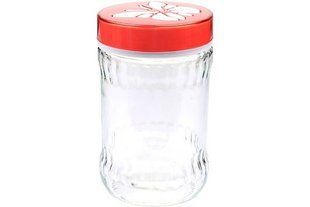 Банка для сыпучих продуктов Titiz Butterfly KC-164-RD (красная) - 660 мл
