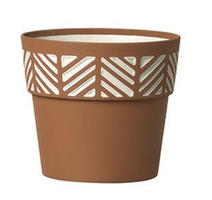 Горщик Stefanplast OPERA Orfeo 94651 - 15 x 13 см, терактовий/ваніль.