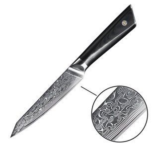 Нож универсальный кованый Bohmann Damascus DK-LKB 5007 &mdash; 13 см из японской стали VG-10 (73 слоя), композитная ручка G10