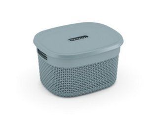 Кошик "ФІЛО БАСКЕТ" З КРИШКОЮ S KIS 6712001 - 6 л, сірий