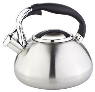 Чайник полірований зі свистком Bohmann BH 7602-30 black - 3 л