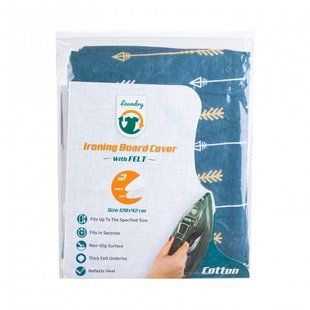Чохол для дошки для прасування Laundry M (TRbase-048-2M) &ndash; 42 х 120 см, Темно-синій