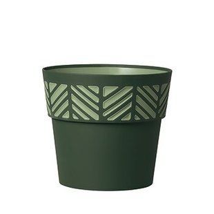 Горшок Stefanplast OPERA Orfeo 94802 - 30 x 26 см, темно-зеленый/светло-зеленый