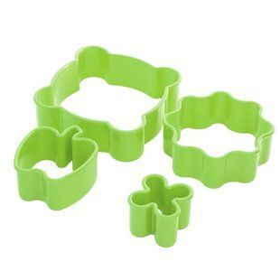 Набор форм для печенья TITIZ PLASTIK AP-9072-GR (зеленый) - 4 пр.