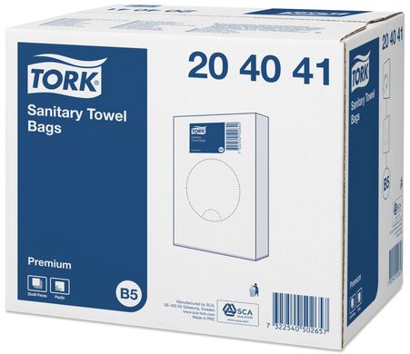 Гігієнічні пакети для туалетних кімнат Tork 204041