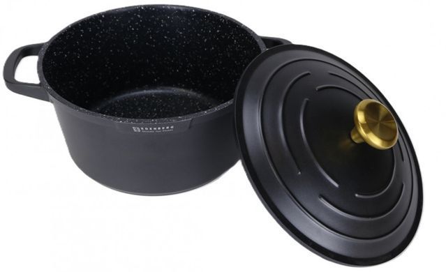Кастрюля для жарки/тушения мраморное покрытие Edenberg EB-12095 - 6.5л/28см