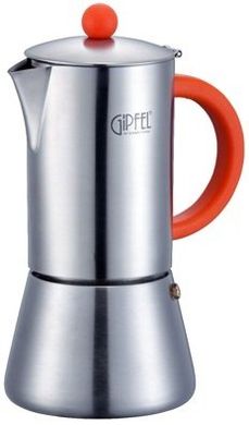 Гейзерна кавоварка з нержавіючої сталі на 6 чашок GIPFEL CRUPP 5317 - 300 мл
