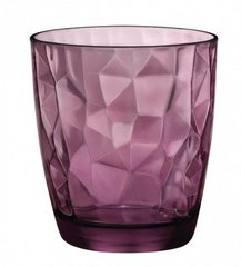 Набір склянок Bormioli Rocco Diamond Rock Purple 350230Q02021990 - 305 мл, 3 шт