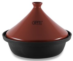 Таджин чавунний з керамічною кришкою GIPFEL AMEY 1348 - 32см, червоний