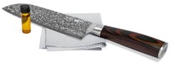 Нож сантоку Krauff Jager 29-276-002 - 18 см, ручная работа