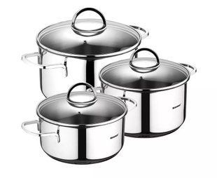 Набор кастрюль Bergner Classic (BG-6284) - 6 предметов