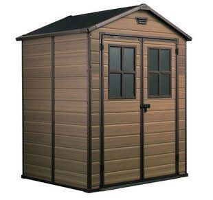 Садовый пластиковый домик KETER SCALA 6x5, Коричневый