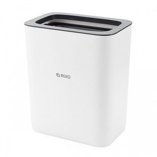 Настенная корзина для мусора Rixo Maggio WB301W - 10л, белая/мусорное Ведро и туалетной бумаги в туалет