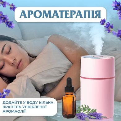 Увлажнитель воздуха Happy Life H2O Humidifier 450ml увлажнители воздуха Розовый