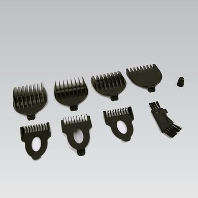 Акумуляторна машинка для стрижки волосся+ тример бороди і бакенбард + триммер для носа і вух Maestro MR662