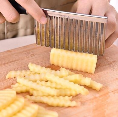 Нож для волнистой нарезки картошки фри и овощей Frico FRU-018