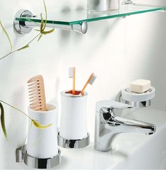 Набір аксесуарів для ванної кімнати Spirella Sydney - білий.