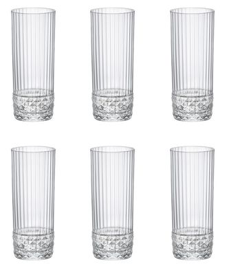 Набір склянок для коктейлів Bormioli Rocco America'20s 122143BAU021990 - 400 мл, 6 шт