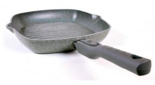 Сковорода-гриль Granite Gray SoftTouch БІОЛ 26144П - 26см