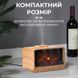 Зволожувач повітря Flame Fireplace Aroma Diffuser Black зволожувач очищувач повітря Коричневий