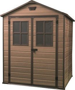 Садовый пластиковый домик Keter SCALA 6x8, Коричневый