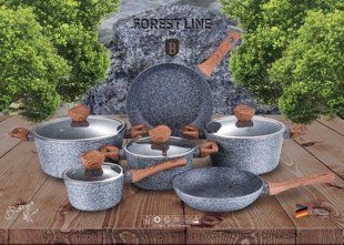 Набор посуды Berlinger Haus Forest Line BH-1212 - 10 пр