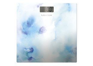 Весы напольные LIBERTON LBS-0800 - 180 кг, голубые