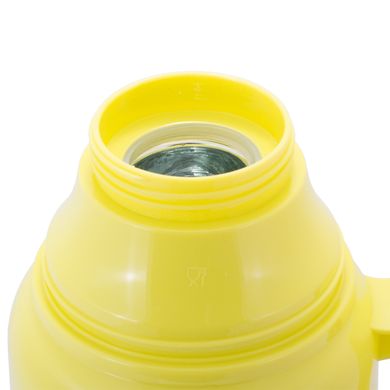 Термос Kamille Жовтий 1800мл пластиковий зі скляною колбою KM-2032