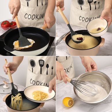 Набір кухонного приладдя 11в1 на підставці SILICONE KITCHEN SET ART-0717