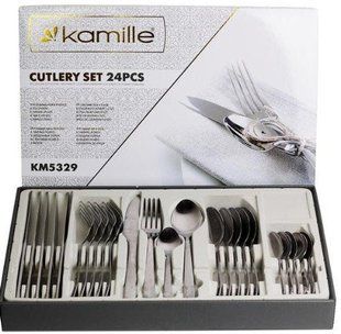 Набор столовых приборов Kamille KM-5329 - 24 пр
