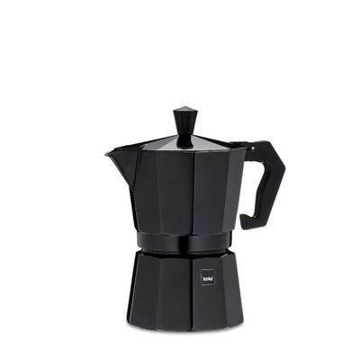 Кофеварка гейзерная Espresso/Moka KELA Italia (10553) - 150 мл, 3 чашки, черная