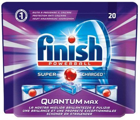 Пігулки для посудомийних машин FINISH Quantum 20 шт