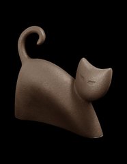 Статуетка N38/B "Кіт" 20 см, коричн.