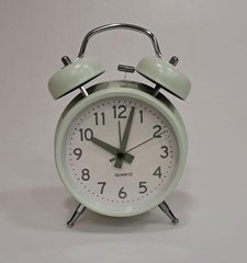 Часы будильник Clock на батарейке АА настольные часы с будильником