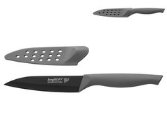 Нож отделочный BERGHOFF 10 см, с покрытием, в чехле, Essentials Flux (1301050)