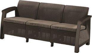 Софа Keter Bahamas love seat 3253929000485 - коричневий.