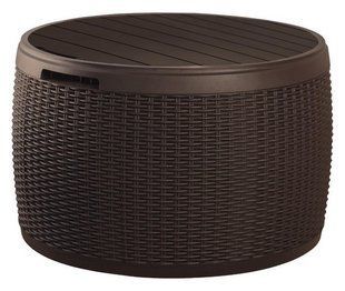 Ящик для хранения KETER CIRCA RATTAN 132 л, коричневый, Коричневый