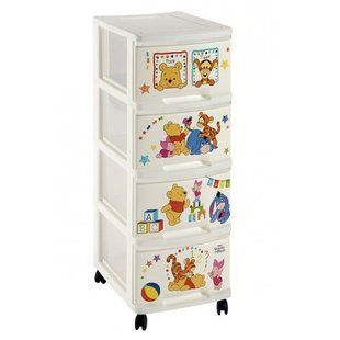 Комод в детскую WINNIE THE POOH Curver 224340, Разноцвет