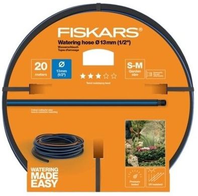 Шланг для полива Fiskars Q3 (1027102) - 20 м, 1/2", 13 мм