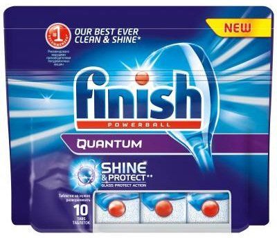 Таблетки для посудомийних машин FINISH Quantum 10 шт (5011417549186)