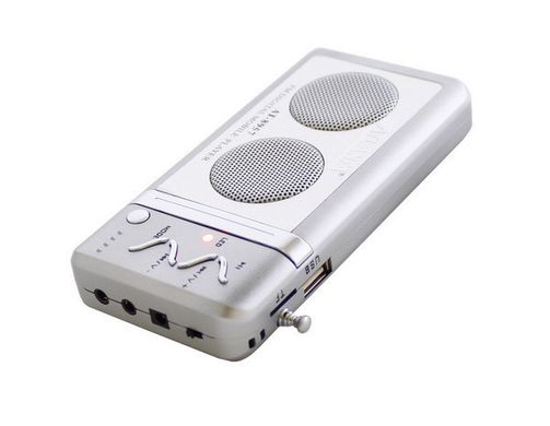 Колонка портативна з MP3 USB та FM-радіо Atlanfa AT-8957 - 2 динаміка