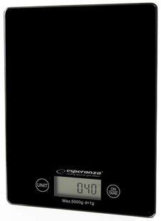 Ваги кухонні електронні ESPERANZA EKS002K black - до 5 кг